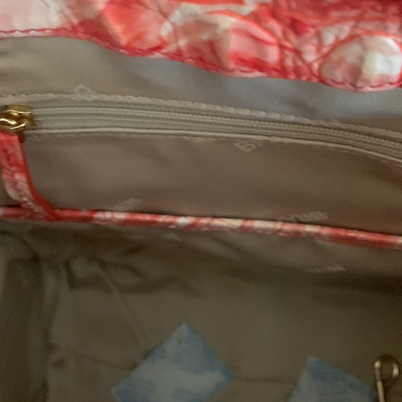 Brahmin Melbourne Small Pink Flamingo Caroline Crocodile-Embossed Satchel Bag - Picture 15 of 15